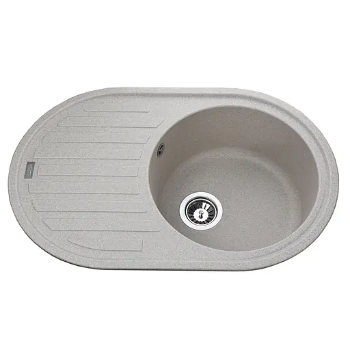 Кухонна мийка гранітна Globus Lux Ohara піщаний 770x500мм-А0004, Sand - фото 1