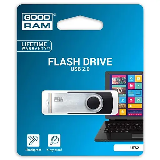 Флеш-накопичувач GoodRam USB 16GB UTS2 (Twister) Black (UTS2-0160K0R11) - фото 2