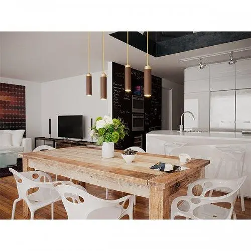 Підвіс Leather ceiling, PikArt арт. 5213 Коричневий 37 см - фото 2