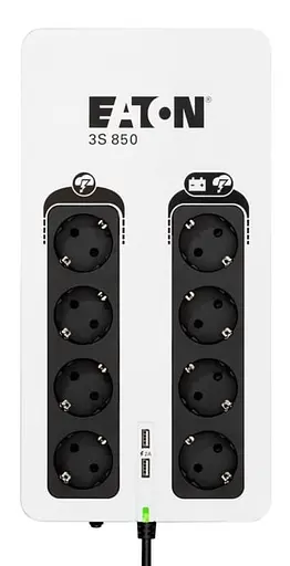 Джерело безперебійного живлення Eaton 850 ВА / 510 Вт / 9 А*ч (3S850D) - фото 2
