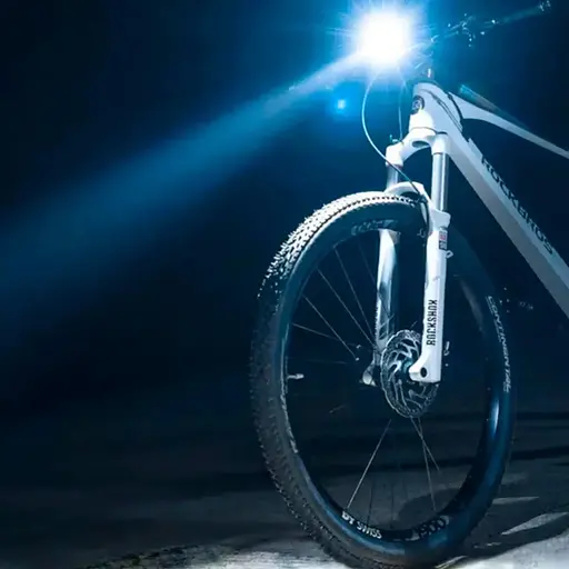 Велосипедна фара RockBros RHL400, 2000 mAh 400 люменів, чорний - фото 6