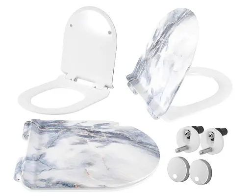 Сиденье для унитаза Rea Carlo granit matt REA-C4520, Мрамор - фото 2