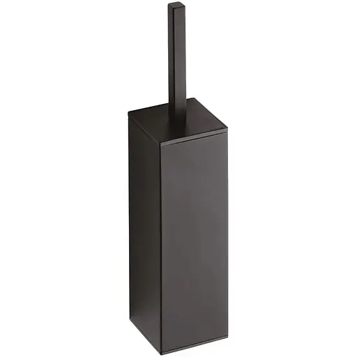 Туалетний йоржик з тримачем Bemeta Nero 135913090, Чорний матовий - фото 1