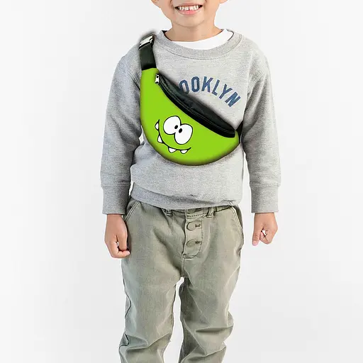 Набір дитячий Ам Ням рюкзак 36х27см сумка-бананка, кружка з принтом для хлопчика (01639) - фото 3