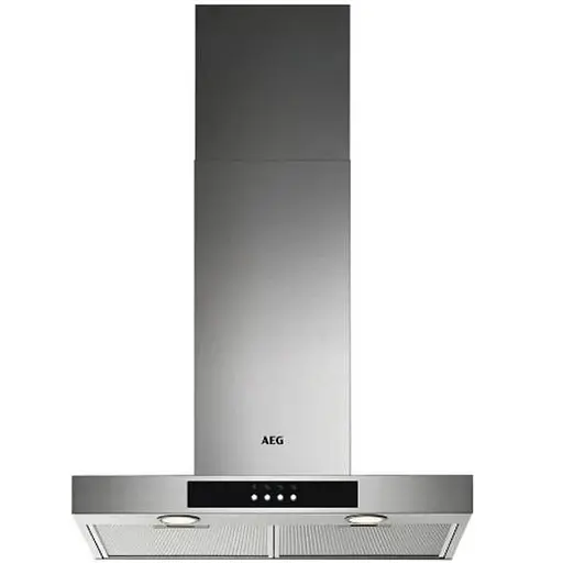 Настінна витяжка AEG DBB 3651 M, нержавіюча сталь, LED-освітлення, 3 швидкості, жировий фільтр, 96 кВт·год/рік