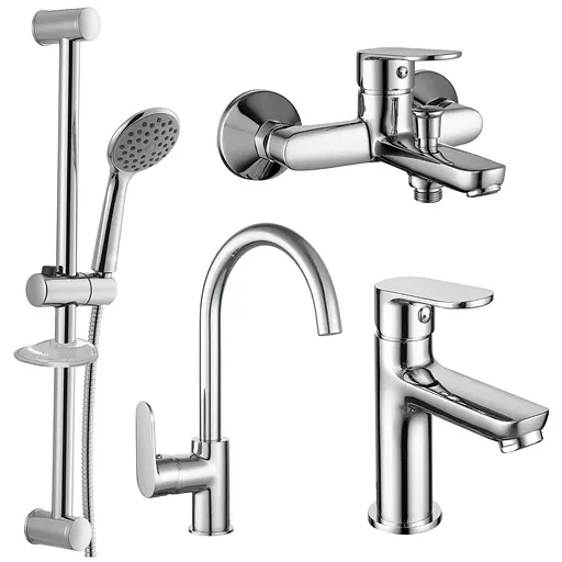 Набір змішувачів для ванни Imprese Laska 51004055 Хром - фото 1
