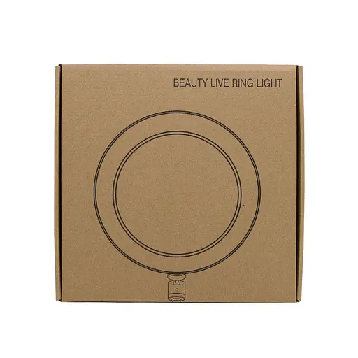 Кільцева світлодіодна LED лампа Flat Ring 8" Black - фото 4