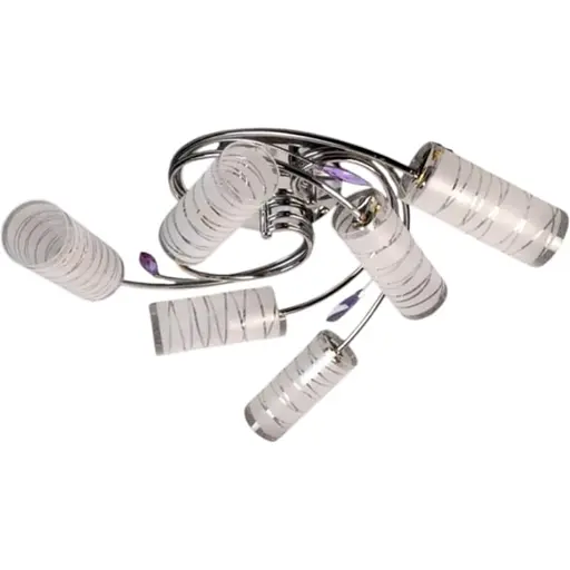 Люстра стельова Brille класична E14 60W CH (LK-173C/6)