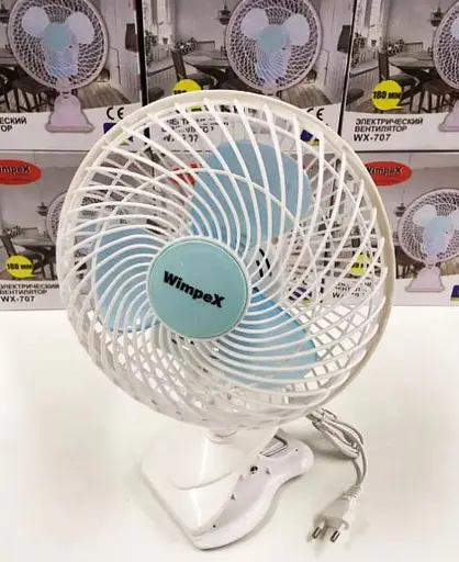 Настольный вентилятор Wimpex WX-707 для дома офиса 35 Вт Белый - фото 5