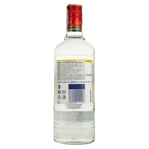 Джин Finsbury London Dry Gin, 37,5%, 0,7 л - фото 5