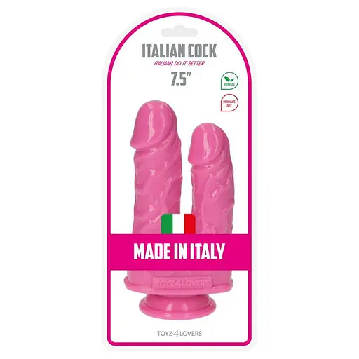 Подвійний фалоімітатор Toyz4lovers Romolo e Remo 7.5" 18.5 см (рожевий) - фото 15