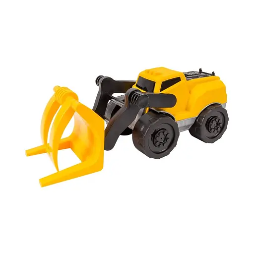 Детская автомодель Погрузчик ТехноК 8577TXK с манипулятором Желтый