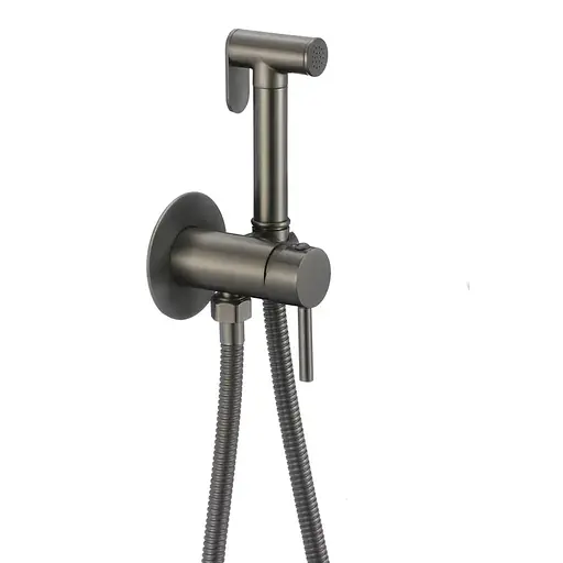 Набор гигиенического душа скрытого монтажа Mixxus Premium Hans 002-A Inner Graphite MI6921, Графит - фото 1