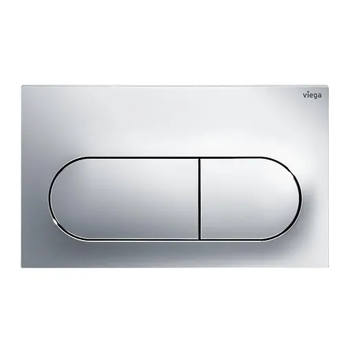 Клавіша змиву Viega Prevista Visign for Life 6 біла 773748, Хром - фото 1