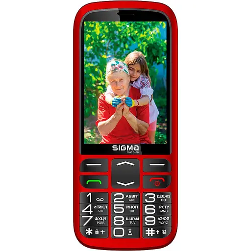 Мобильный телефон Sigma Мobile Comfort 50 Optima USB-C Red UA-UCRF (89064)