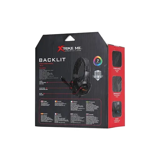 Навушники Xtrike ME HP-311 Rainbow Black (HP-311) - фото 5