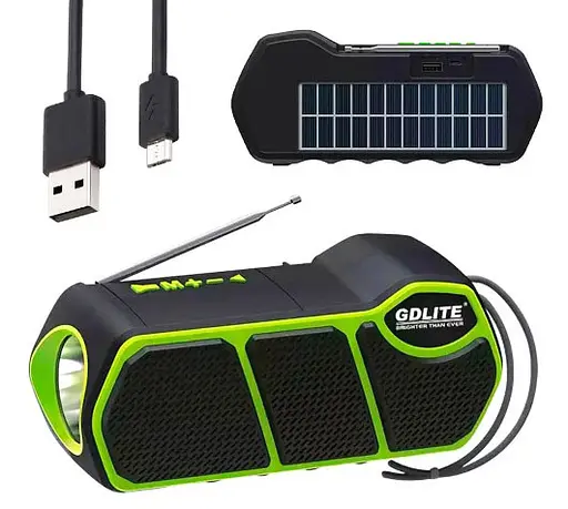 Радіоприймач Ліхтар FM Bluetooth Power Bank 1500 mAh - фото 1