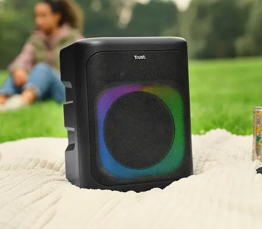 Портативна акустична система Trust Azura 50Вт, 1.0, ВТ 5.2, TWS, MP3, IPX4, RGB, Чорний - фото 3