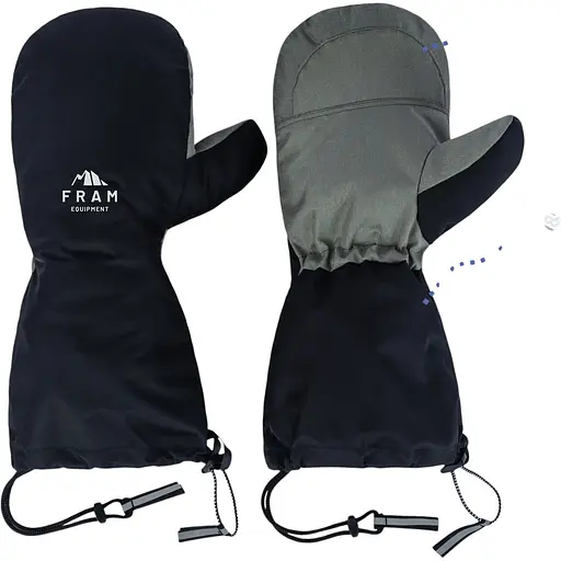 Рукавиці Fram Pamir XXL Чорний/Сірий (FRAM-PAM.BKGRY-XXL)