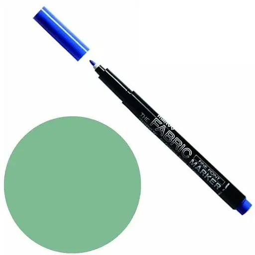 Маркер Блідо-зелений для світлих тканин односторонній 2 мм #522 Fine point Marvy - фото 1