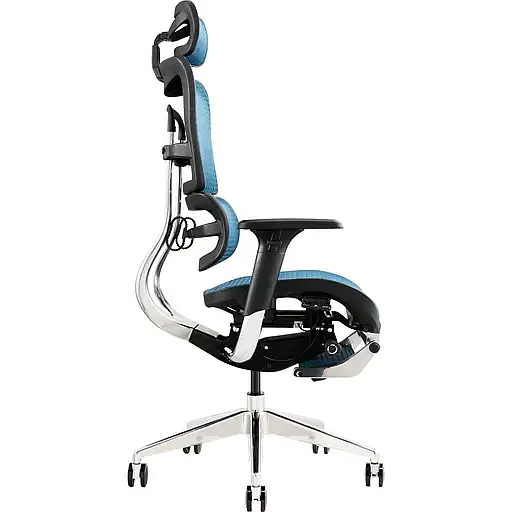 Офисное кресло GT Racer X-802L (W-85), синее (X-802L Blue (W-85)) - фото 4