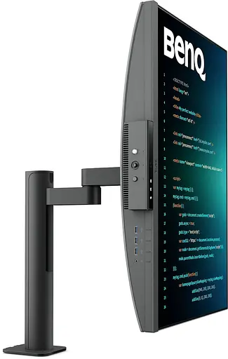 TFT 28.2" BenQ RD280UA, IPS, 3840x2560, 3:2, USB-C, HDMI, DP, HAS, ерго стійка, кол., металік-сірий - фото 2