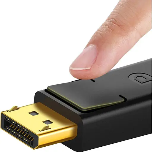 Кабель UGREEN DP Male to Male Cable 1m (Black) - фото 3