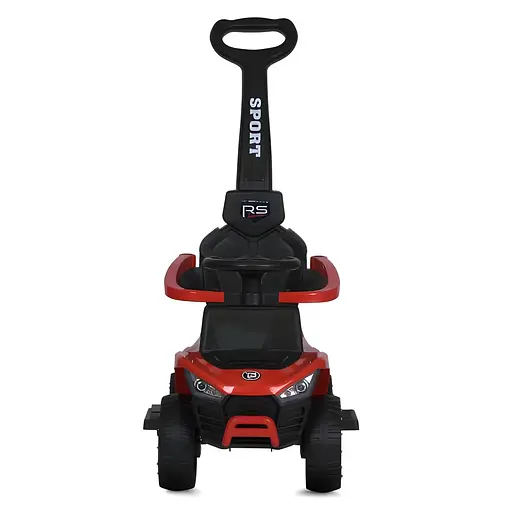 Електромобіль каталка-толокар Bambi M 5764EBLR-3 з музикою та батьківською ручкою джип - фото 2