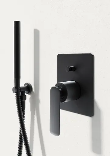 Душева система Kohlman Experience 25 graphite + BOX прихованого монтажу QW210EGR25, Графіт - фото 3