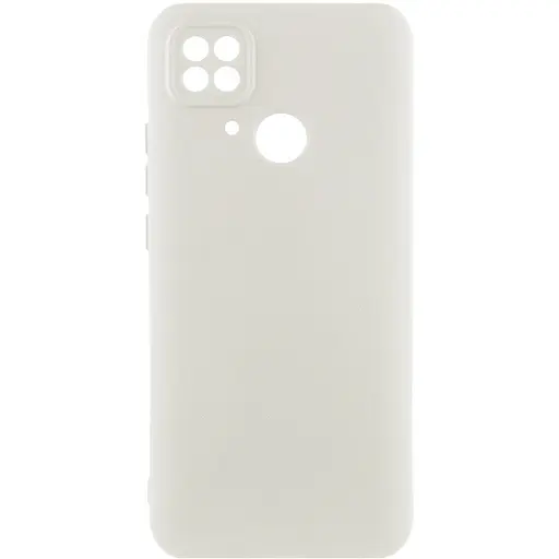 Чехол Silicone Cover Lakshmi Full Camera (AA) для Xiaomi Redmi 10C Белый / White