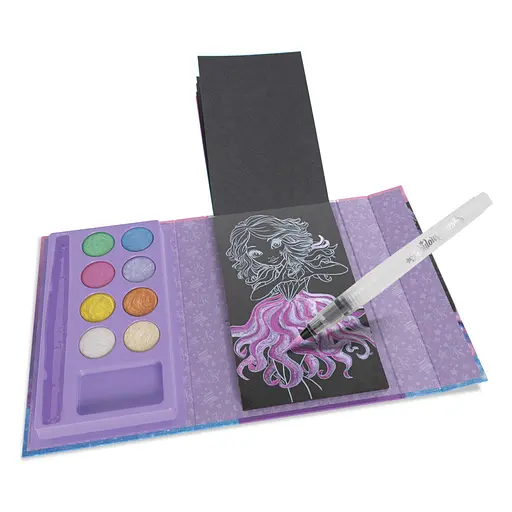 Набор для творчества Раскраска с водой: Возьми в дорогу Nebulous Stars 11423 с кисточкой для воды - фото 5