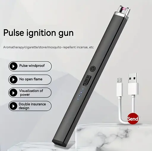 USB-заряджаєма імпульсна/дугова електрозапальничка - фото 4