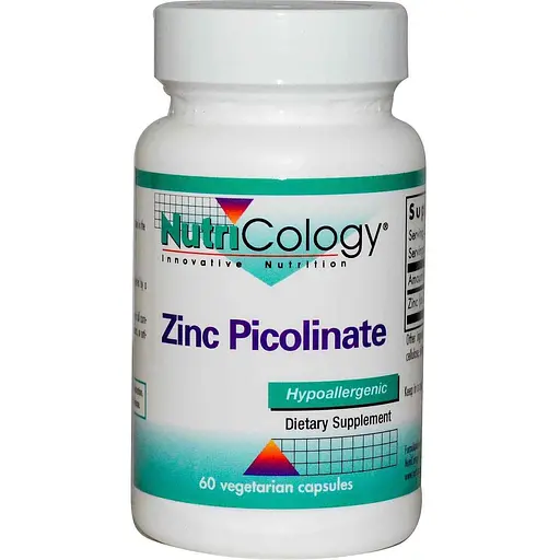 Цинк Піколінат Nutricology Zinc Picolinate 60 капсул (ARG-50300)