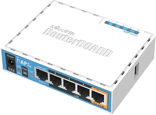 Беспроводной роутер - Wi-Fi маршрутизатор Mikrotik hAP AC Lite (RB952UI-5AC2ND) - фото 1
