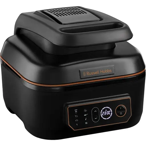 Мультипечь Russell Hobbs SatisFry Air & Grill 1745Вт 5.5л алюминий/пластик черно-оранжевый