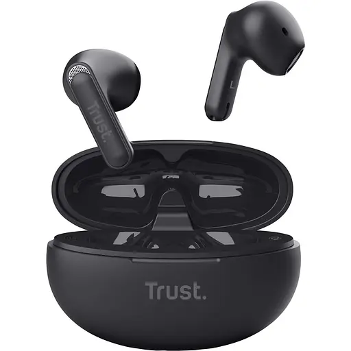 Навушники TWS Trust Yavi Earphones BT 5.3, ENC, SBC, Mic, Чорний - фото 1