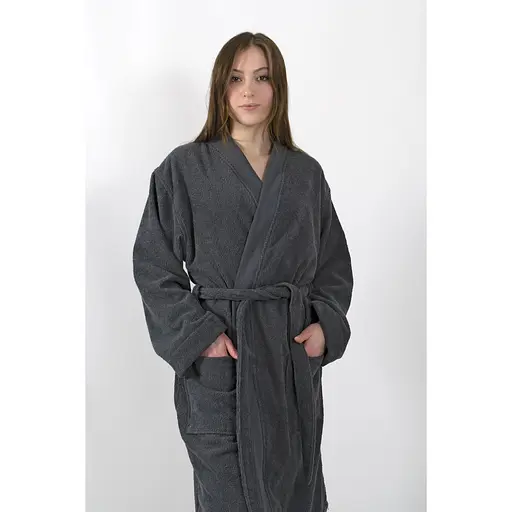 Халат-кімоно Lotus Home Vera антрацит L/XL (svt-2000022350723) - фото 5