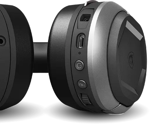 Наушники беспроводные игровые MSI Immerse GH50 wireless компьютерная гарнитура - фото 4