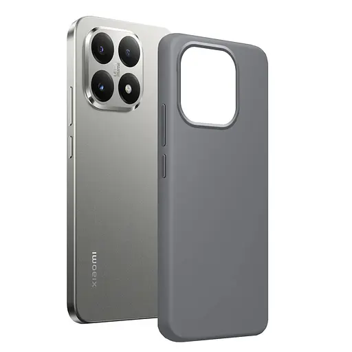 Чохол MAKE Xiaomi 15T Silicone Titan Grey - фото 4