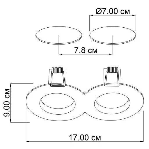 Точковий світильник Imperium light 384217.05.05 Simple - фото 2