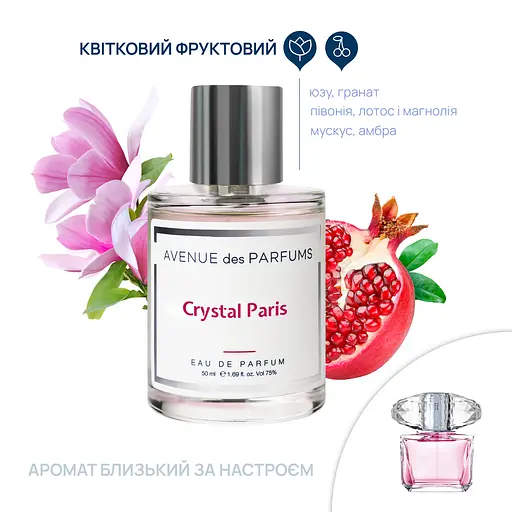 Парфумована вода Crystal Paris Avenue des Parfums 50 мл - фото 2