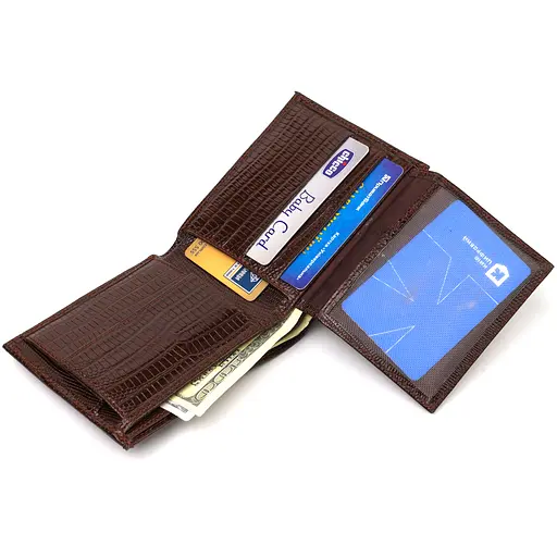 Мужской кожаный кошелек Canpellini 11х9.5х2 см acs0025671 - фото 4