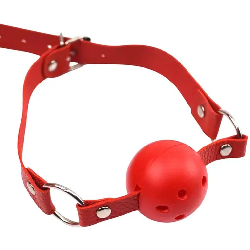 БДСМ кляп у рот Passion Садо-мазо Mouth ball червоний (4821002029402)
