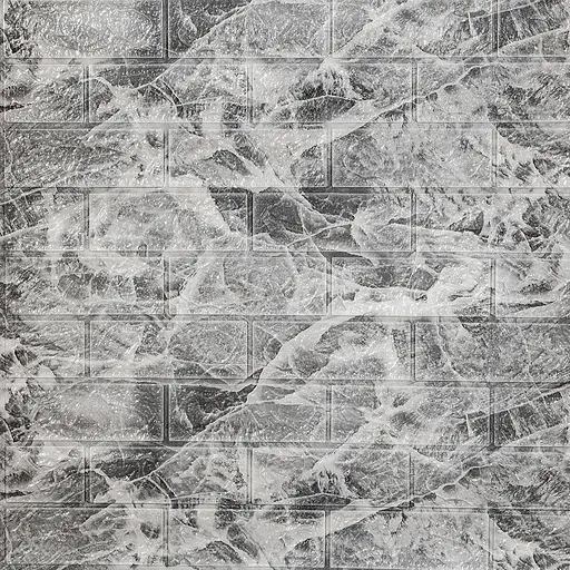 Самоклеющаяся 3D панель в рулоне 19600x700x3мм Мрамор Черный (R061-3-20) SW-00001196 - фото 2