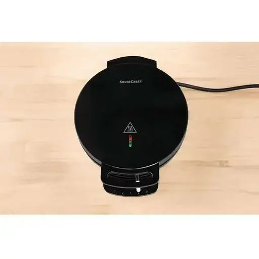 Вафельниця кругла з регулюванням Silver Crest Waffle maker 1200W Germany Heart Shape Silver Crest SWE 1200 C3 - фото 5