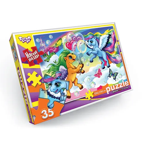 Мякі пазли Пегас із кульками S35-10-08, 35 елементів