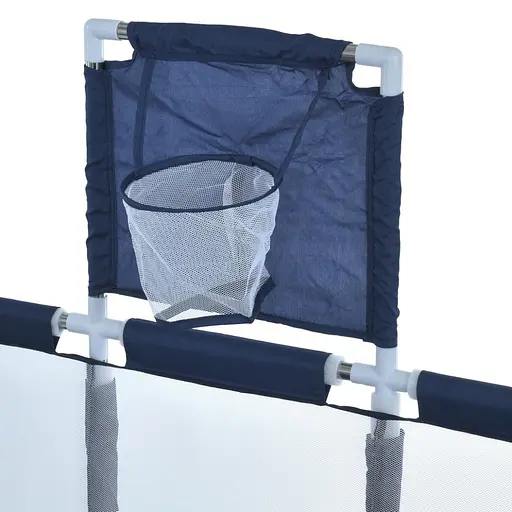 Дитяче ліжко-манеж MR 1338-BL, з баскетбольним кільцем - фото 2