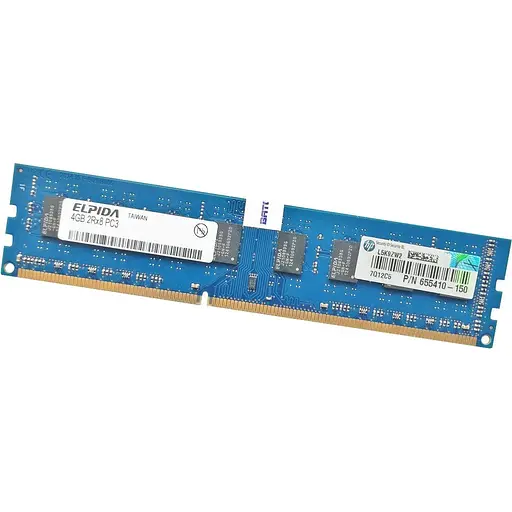 Оперативная память DDR3 Elpida 4Gb 1600Mhz Б/у - фото 1