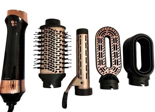 Фен-щетка 4 в 1 Rotex RHC494-T стайлер с турмалиновым покрытием, вращающаяся расческа AirBrush 1200 Вт - фото 3