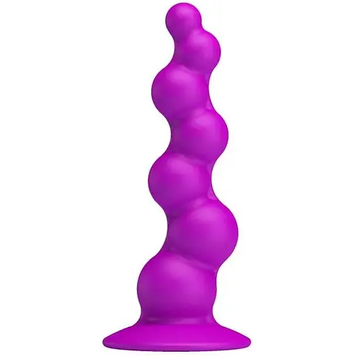 Анальний стимулятор Pretty Love на присосці BI-014158, Фіолетовий - фото 3